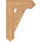 Ekena Millwork Traditional Arts & Crafts Smooth Bracket, Western Red Cedar, 5 1/2"W x 20"D x 28"H BKT06X20X28TRA03SWR - alternate 2